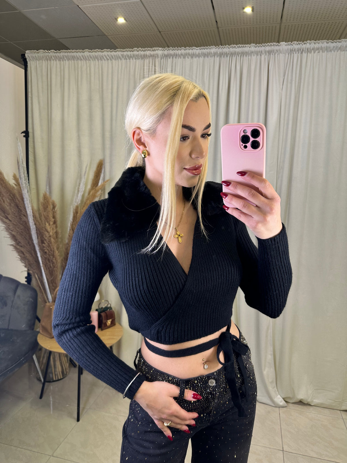 “It’s cold baby” top