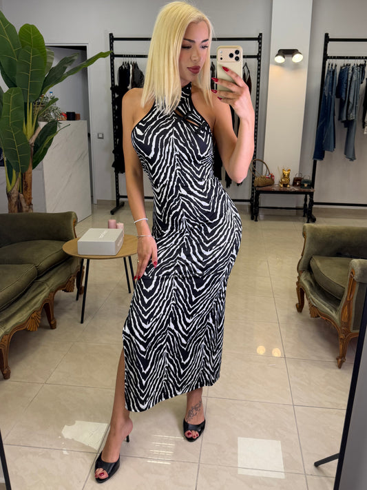 Wild zebra dress