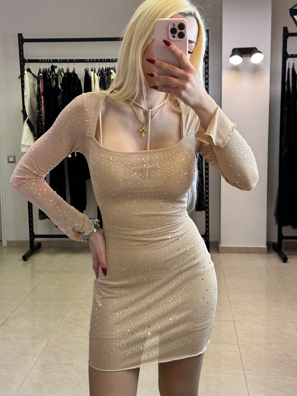 Mini sparkle dress