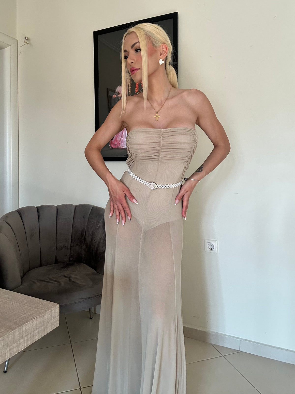 Whisper Veil dress