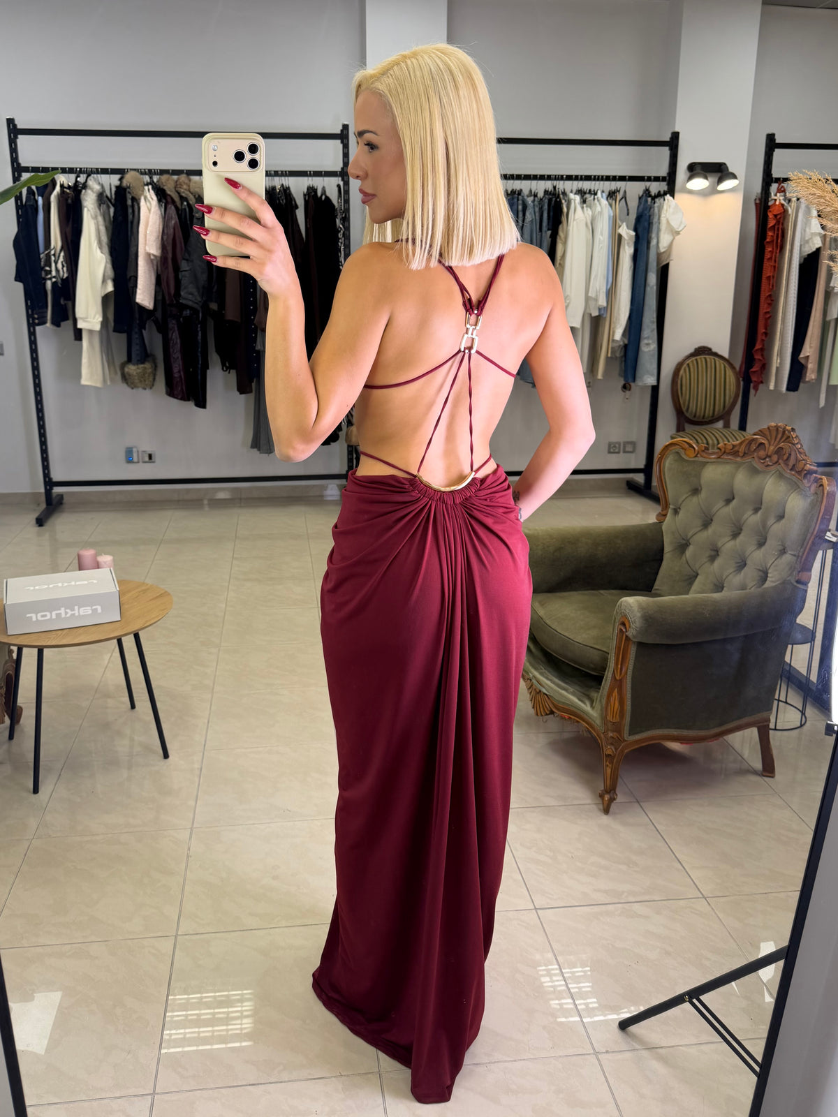 Golden goddess Maxi Dress