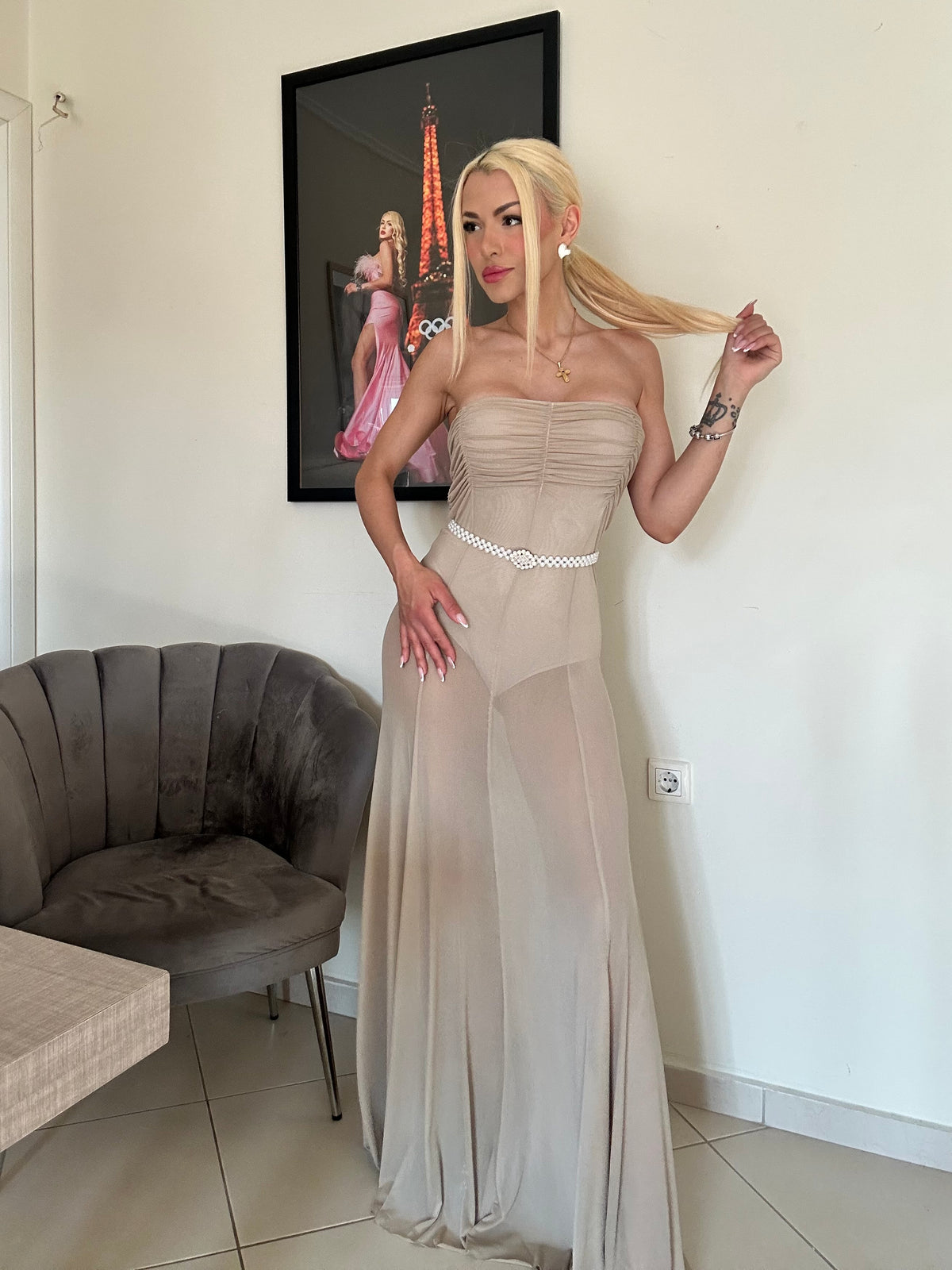 Whisper Veil dress