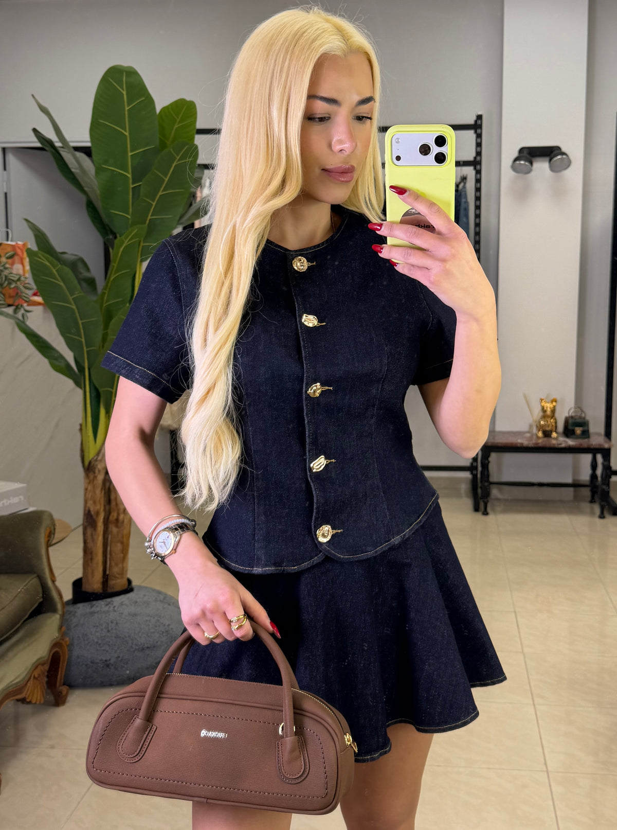 Mia denim set