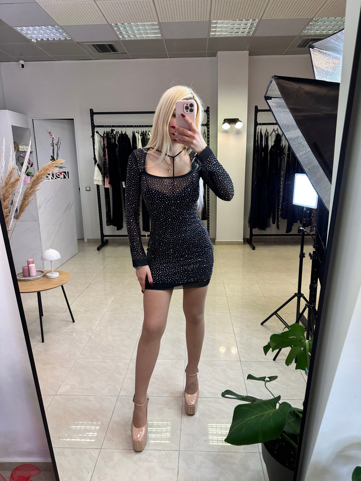 Mini sparkle dress