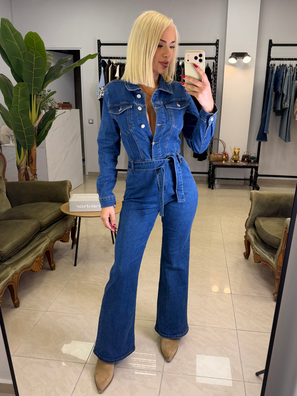 Denim Icon Jumpsuit