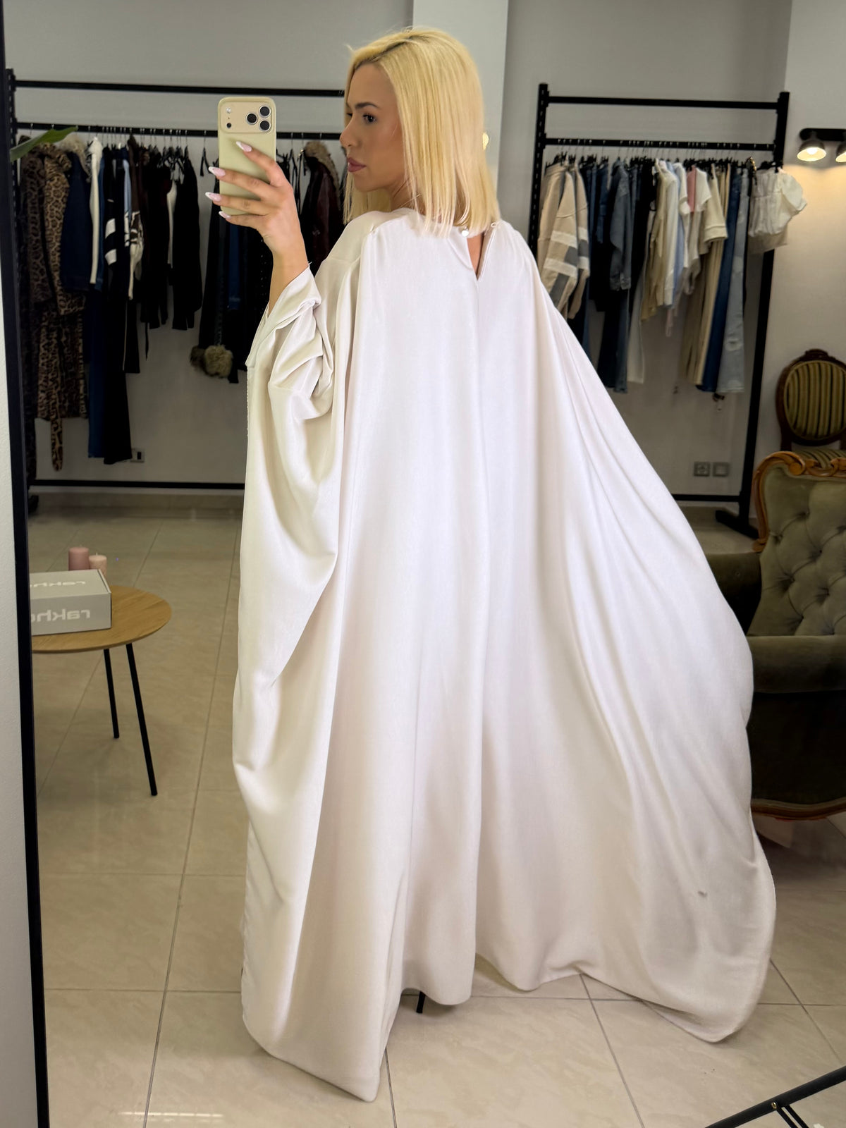 DIVINE CAPE MAXI DRESS
