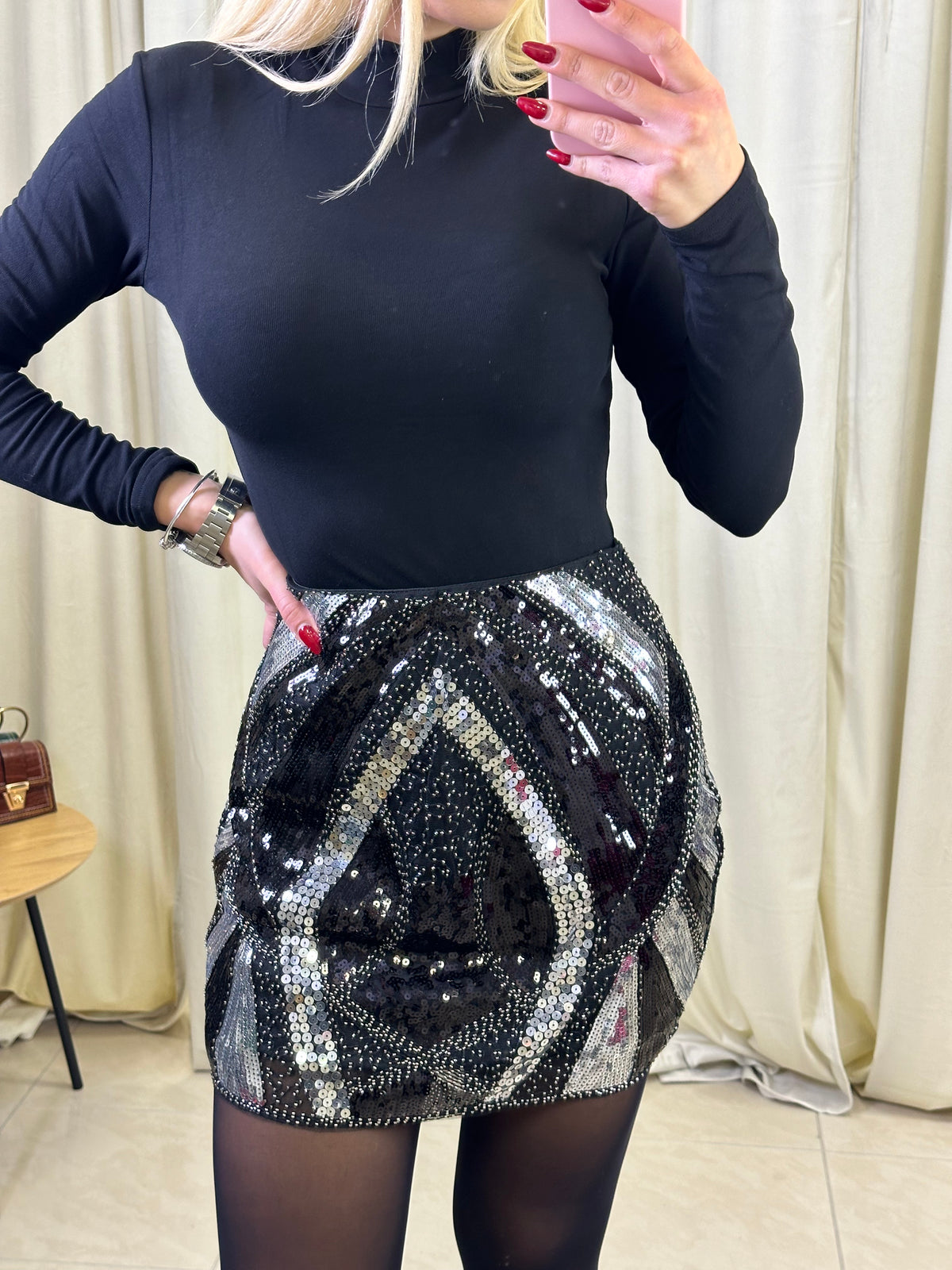 Sequin φούστα