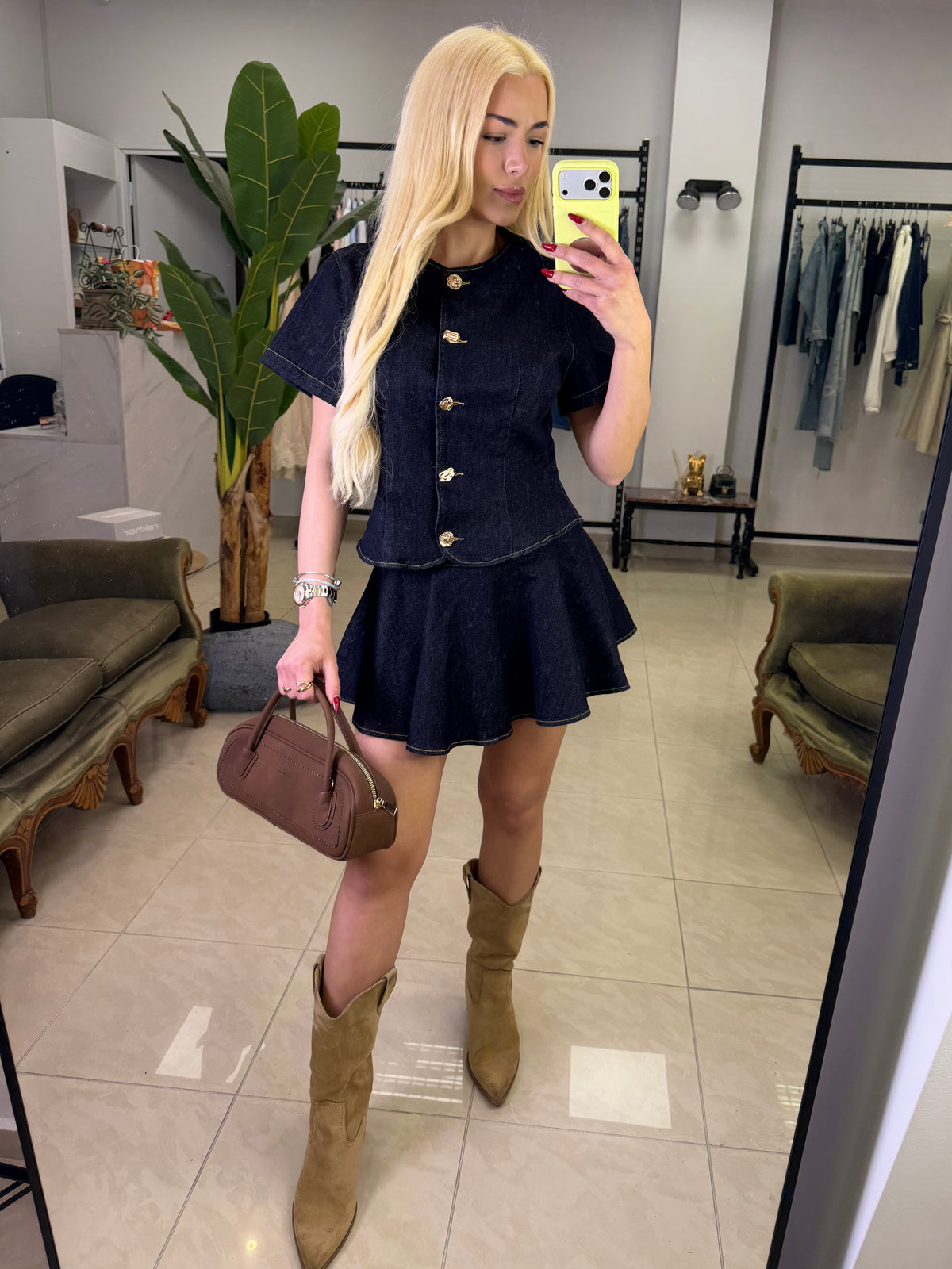 Mia denim set