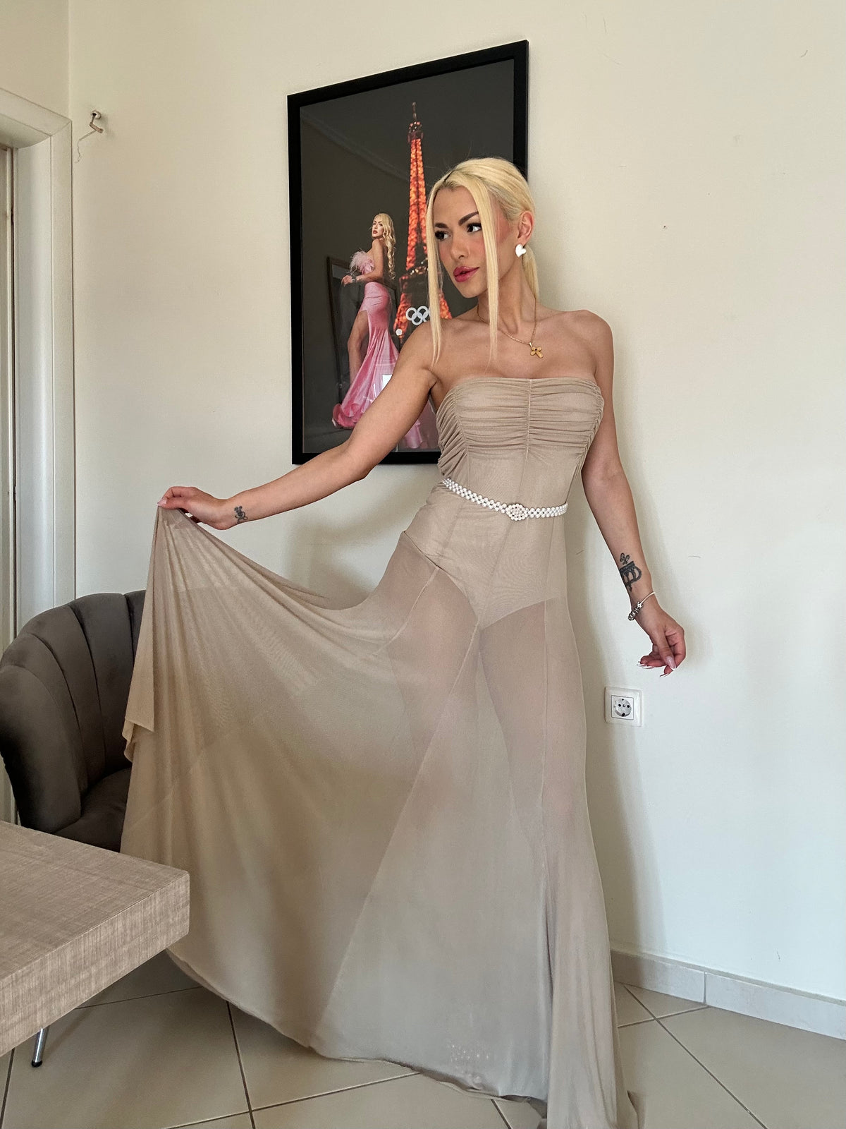 Whisper Veil dress
