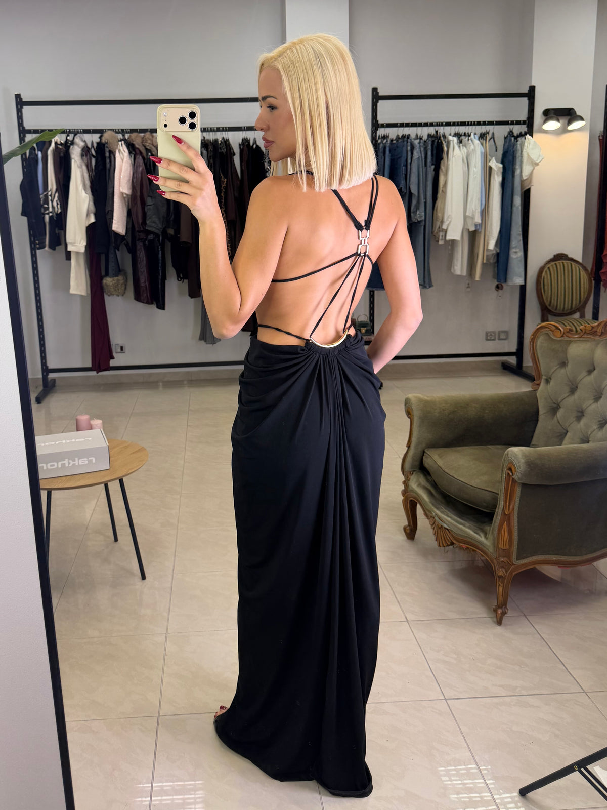 Golden goddess Maxi Dress