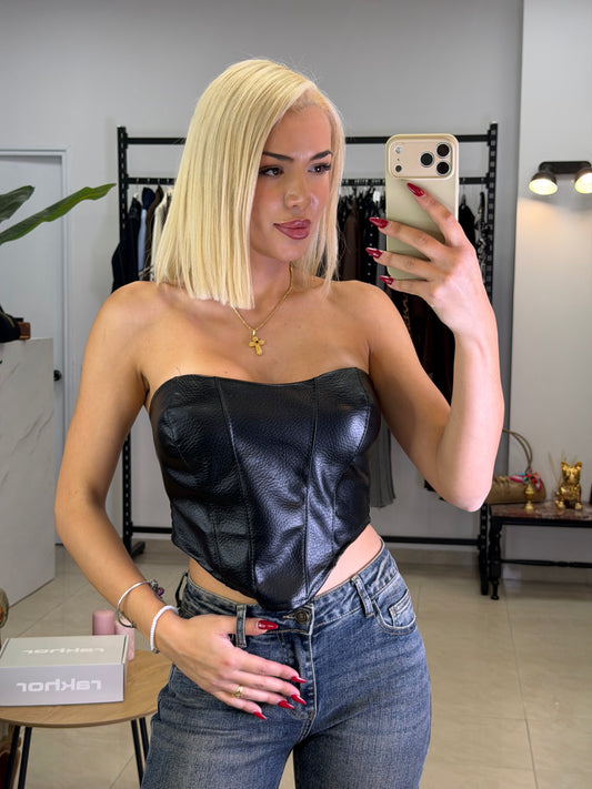 Midnight Corset Top