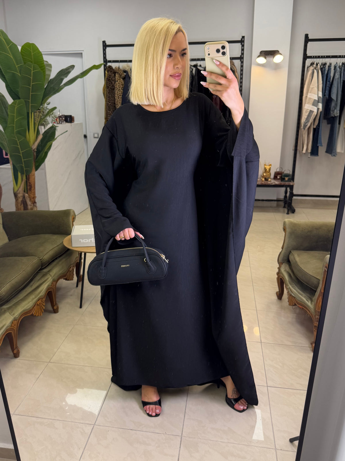 DIVINE CAPE MAXI DRESS