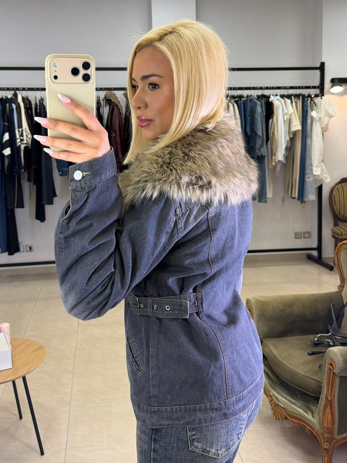 FROST QUEEN DENIM JACKET