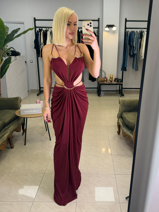 Golden goddess Maxi Dress