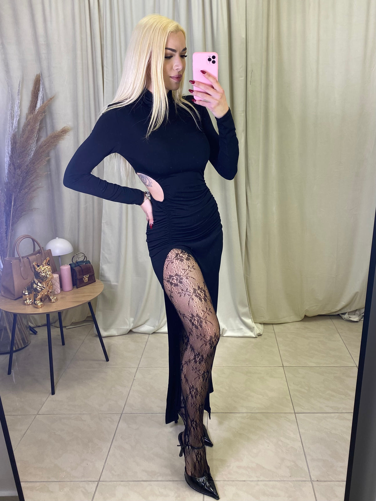 Fatale maxi dress