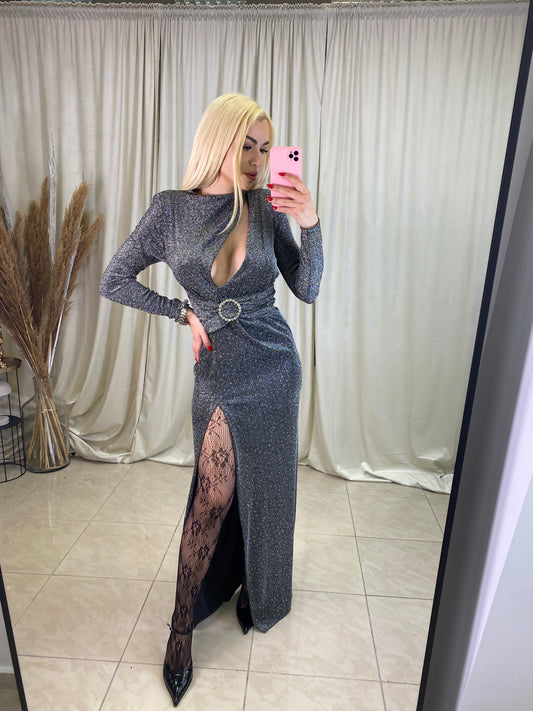 Maxi shiny dress