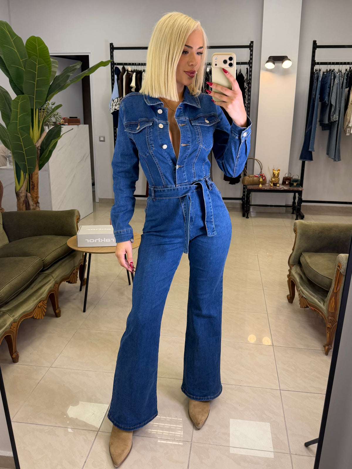 Denim Icon Jumpsuit