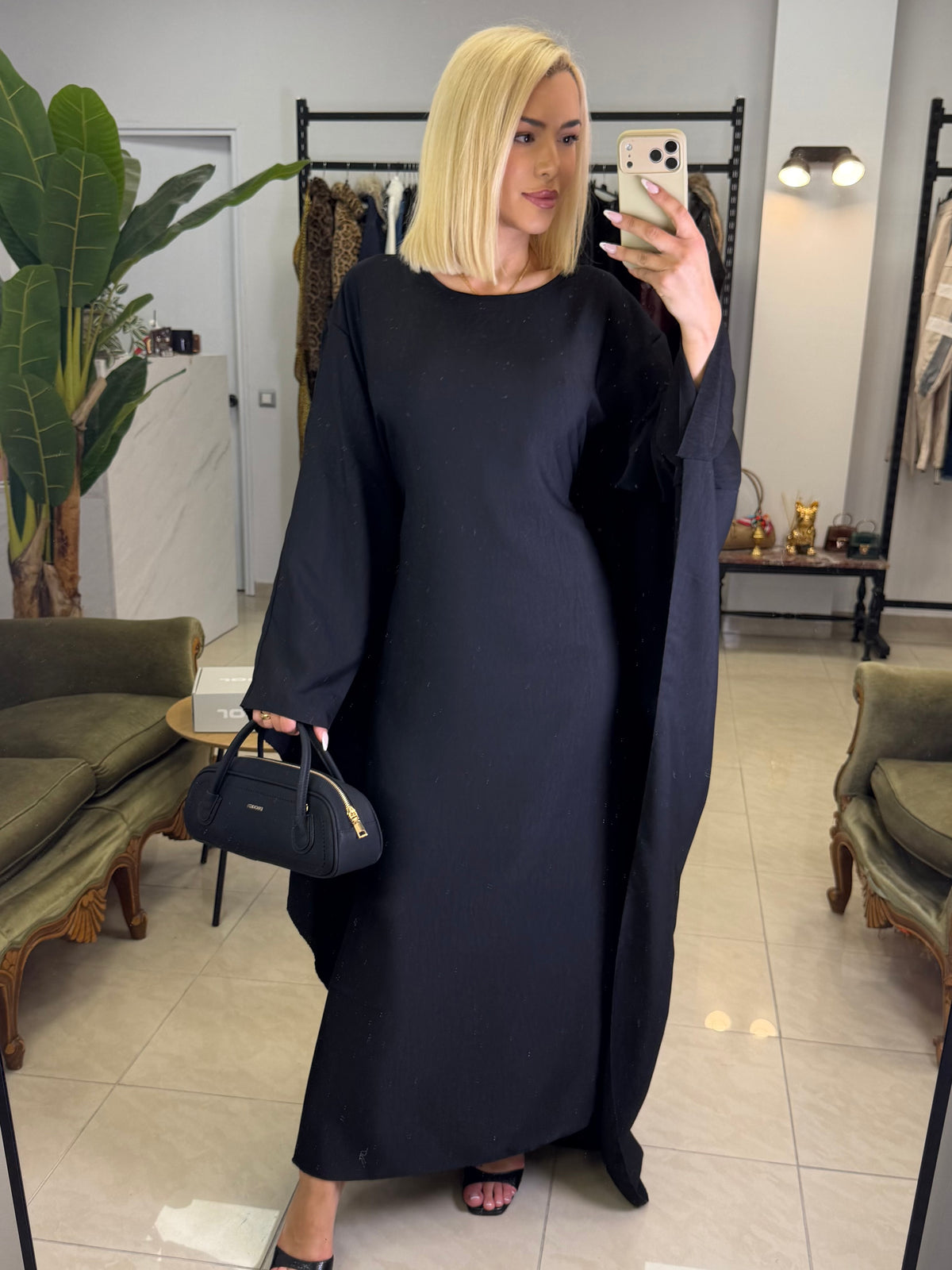 DIVINE CAPE MAXI DRESS