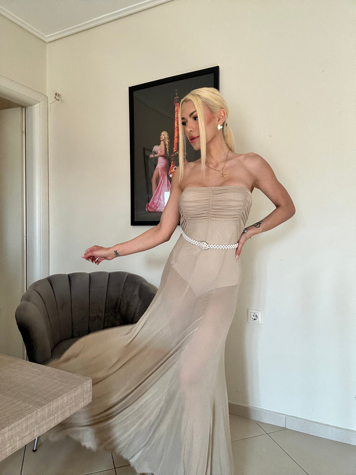 Whisper Veil dress