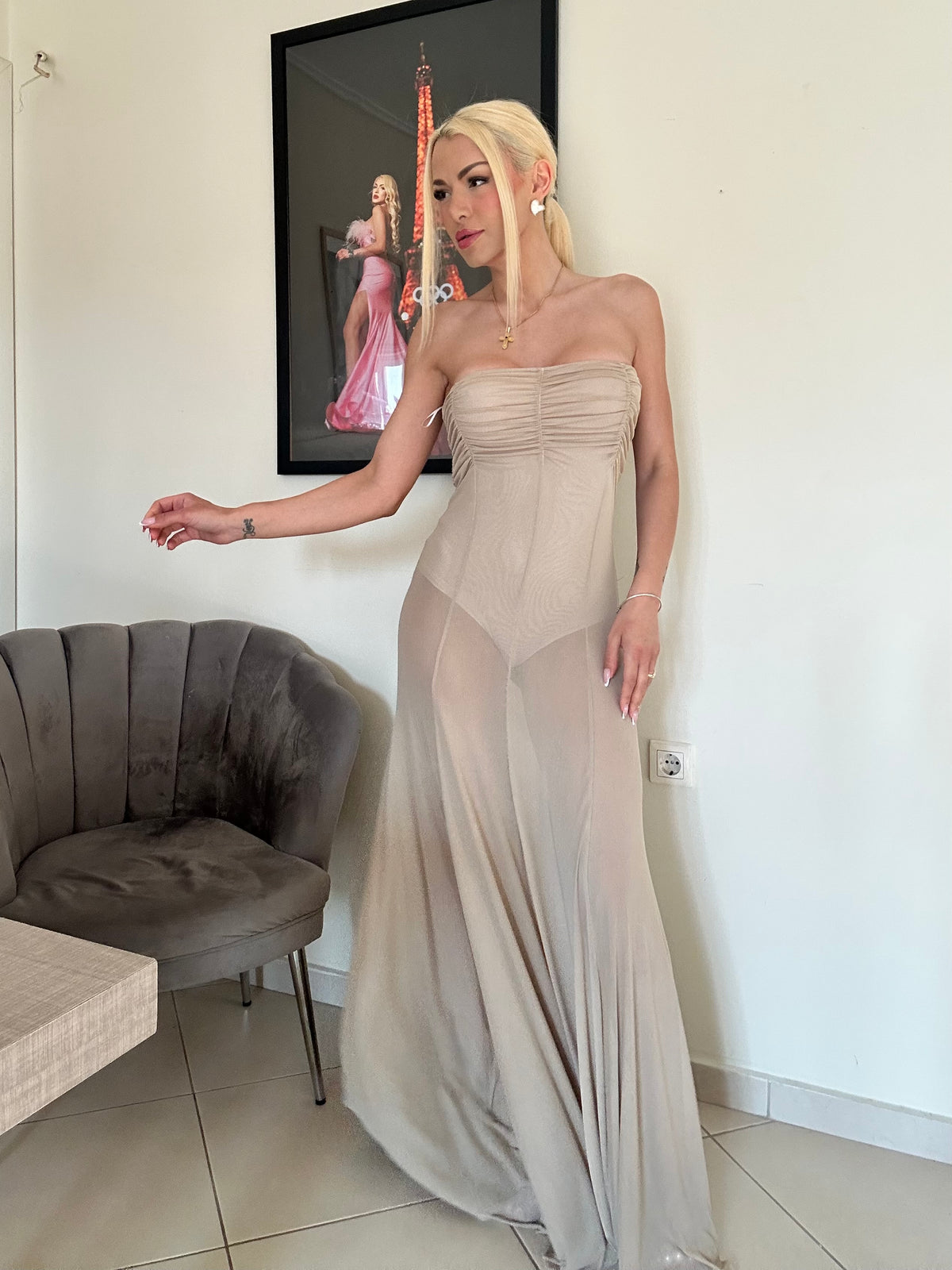 Whisper Veil dress
