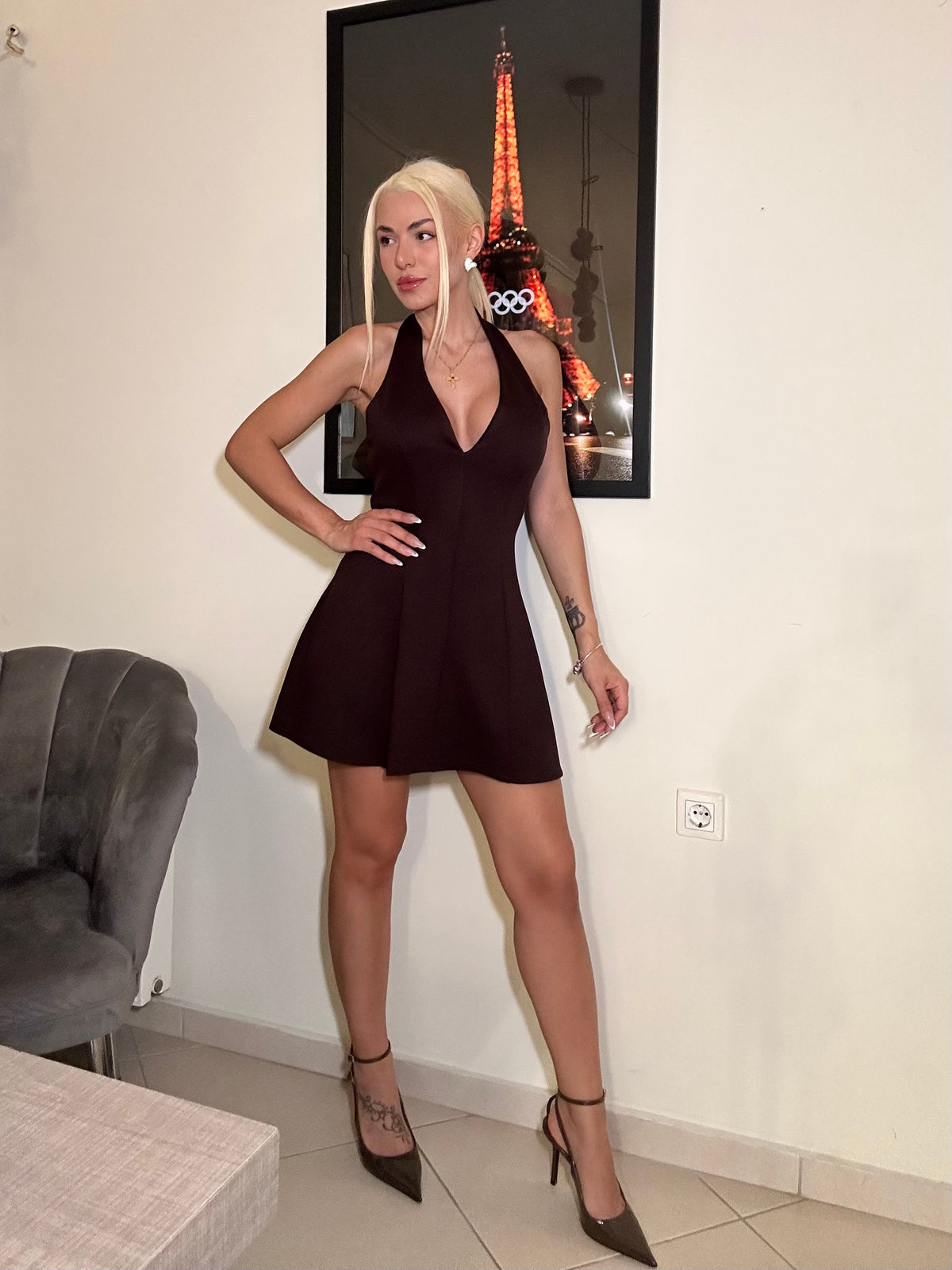 Hazel Flame dress