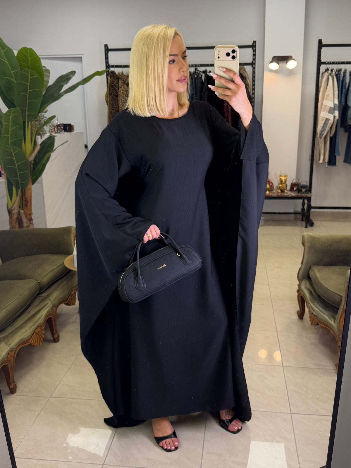 DIVINE CAPE MAXI DRESS